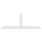 Ekena Millwork Portland Architectural Grade PVC Gable Bracket, 72"W x 27"H x 4"D x 4"F, 9/12 Pitch GBP072X27X0404POR00 - alternate 2
